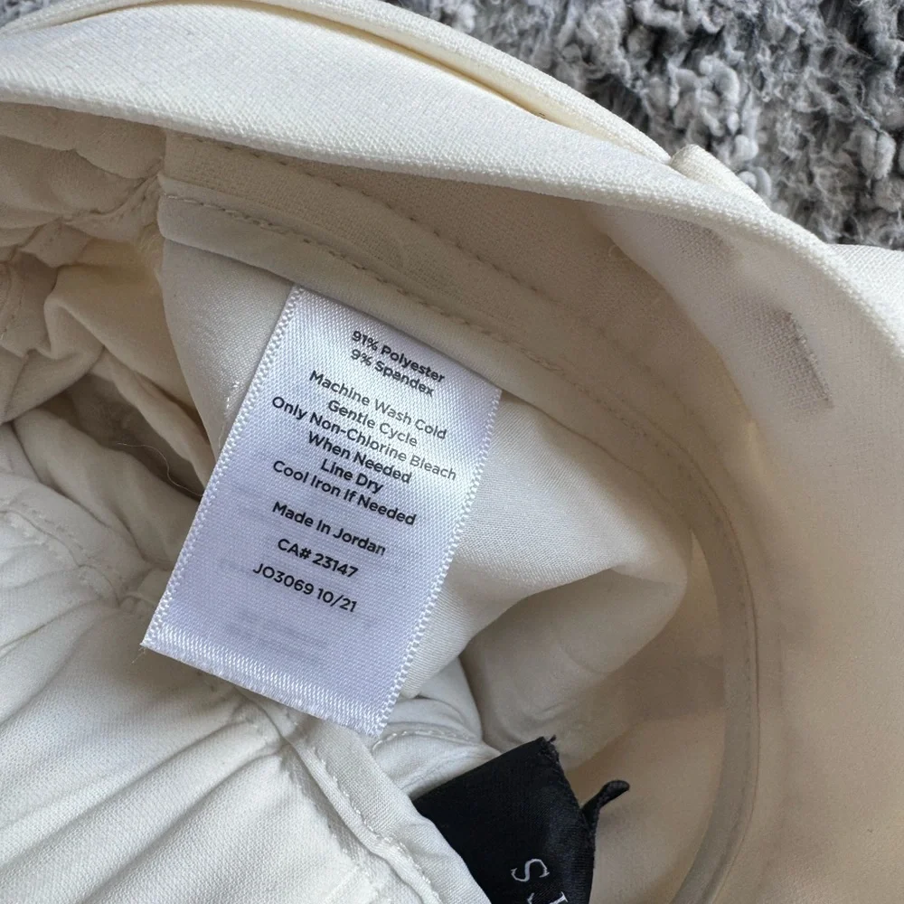 Talbots Cream Elastic Waist Pants - Picture 4 of 4
